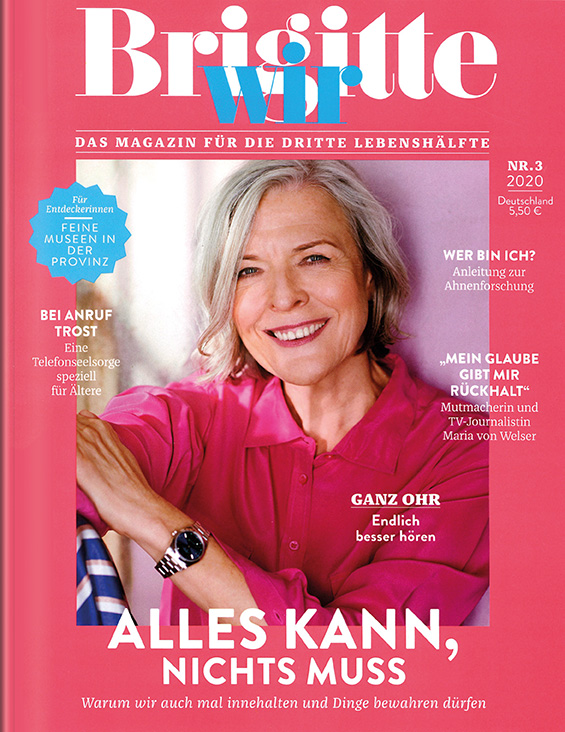 Brigitte wir im Lesezirkel mieten statt kaufen